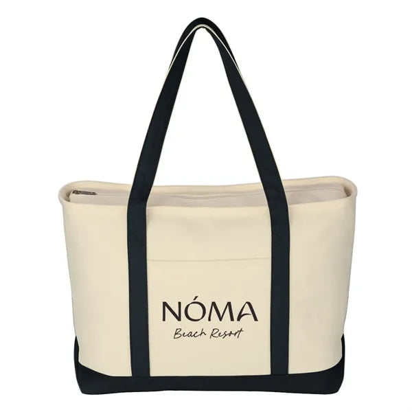 Large 24 oz. Starboard Cotton Canvas Tote Bag