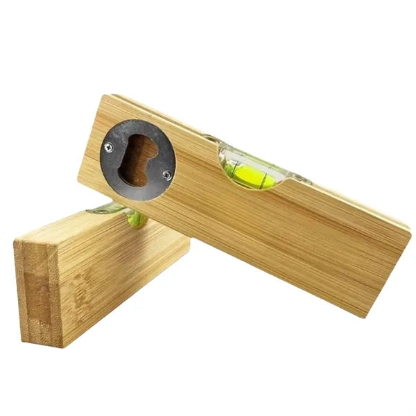 Wooden Level Bottle Opener