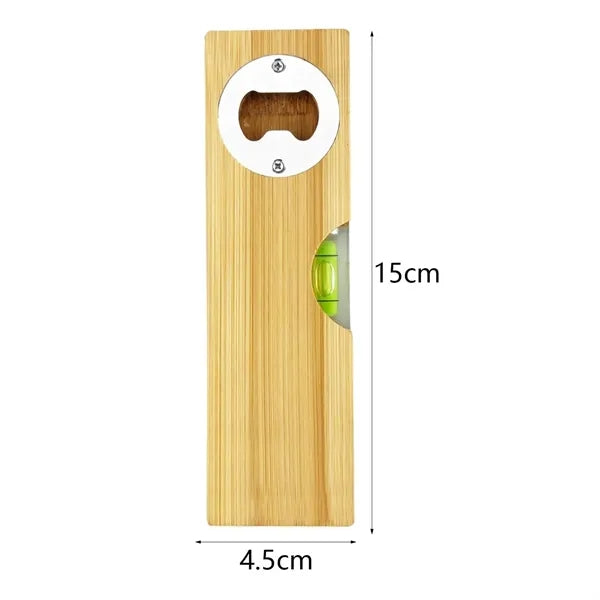 Wooden Level Bottle Opener