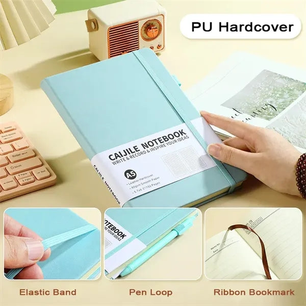 A5 Hardcover Lined Journal Notebook 192 pages