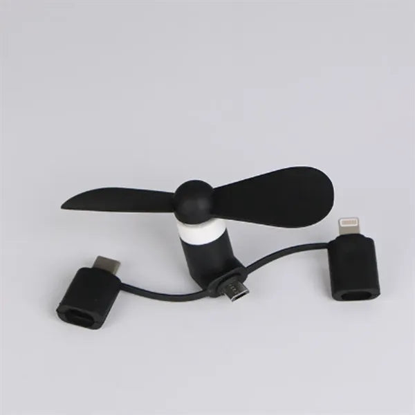 3 in 1 Portable Mobile Phone Fan