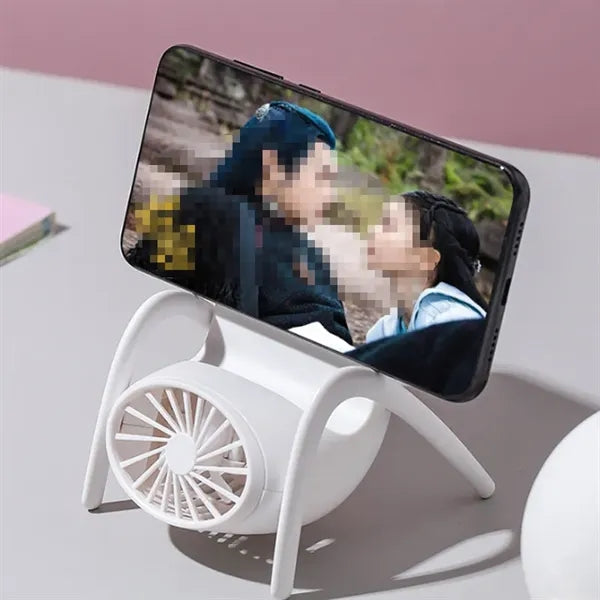 Chair Shape Phone Stand Fan