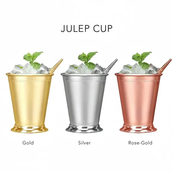 Stainless steel cocktail glass
