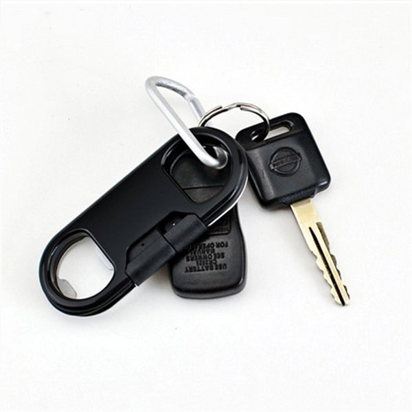 Portable USB Charger Cable With Bottle opener