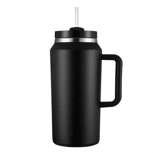 64 oz Large Capacity Tumbler with Handle and Straw Lid