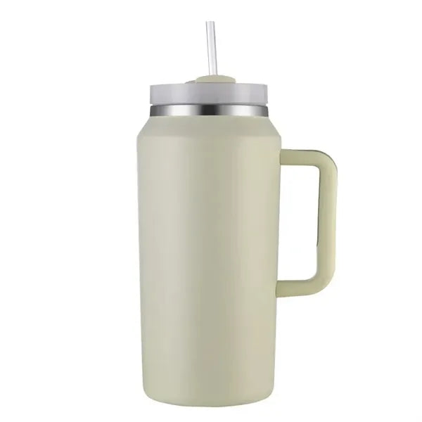 64 oz Large Capacity Tumbler with Handle and Straw Lid