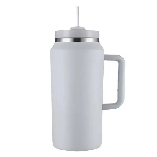 64 oz Large Capacity Tumbler with Handle and Straw Lid