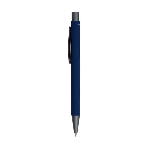 Classic Satin Soft Touch Gel Click Recycled Aluminum Pen