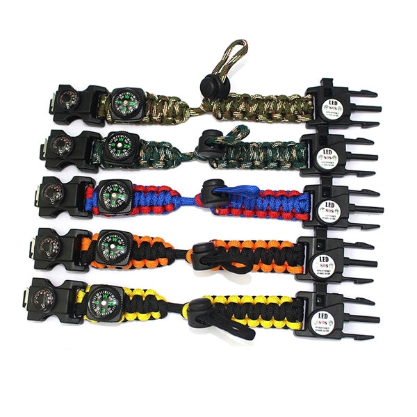 20 in 1 Outdoor Survival Paracord Bracelet