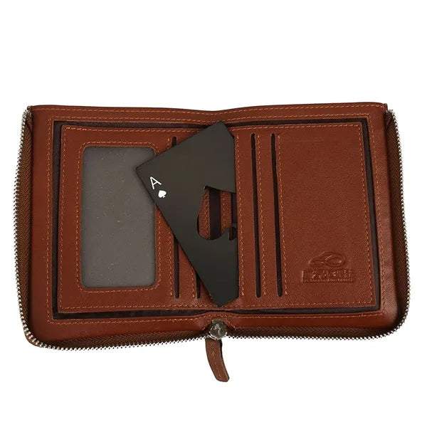 Poker Shaped Credit Card Size Stainless Steel Bottle Opener