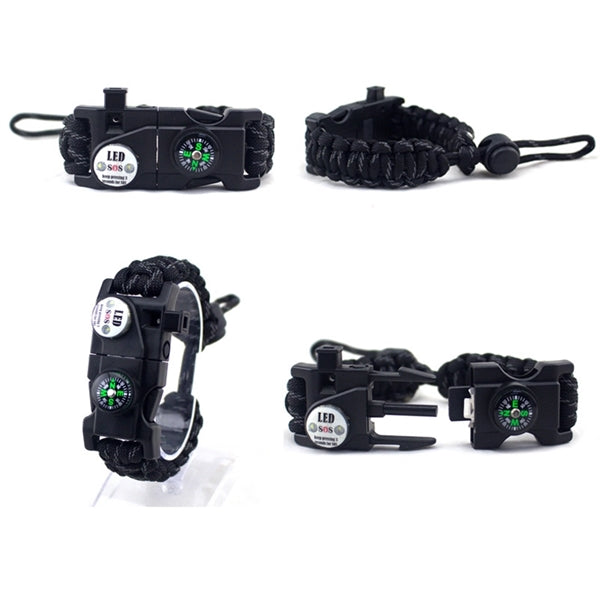 20 in 1 Outdoor Survival Paracord Bracelet