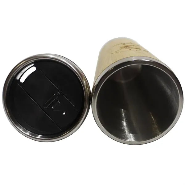 16 oz Double Wall Bamboo Tumbler
