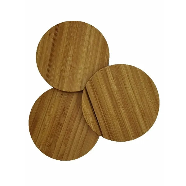 Round Bamboo Phone Wireless Charger