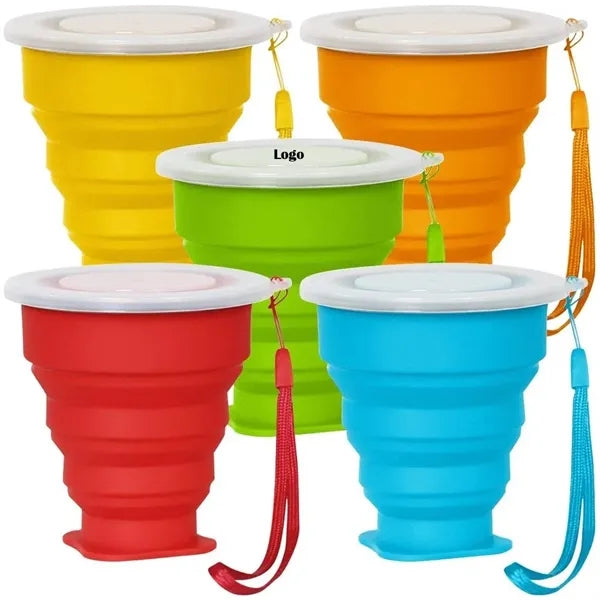 9OZ Silicone Collapsible Cups
