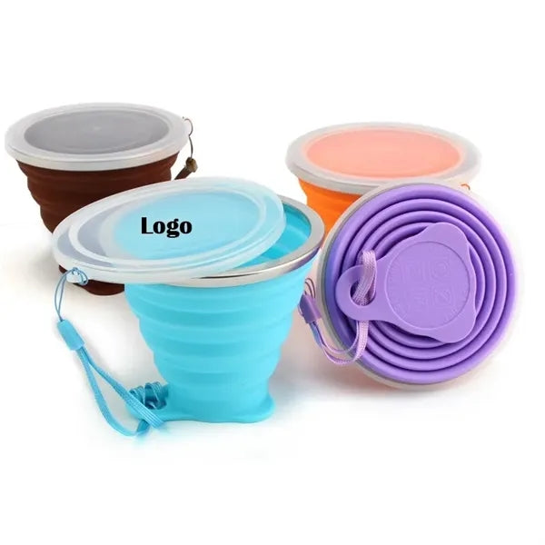 9OZ Silicone Collapsible Cups