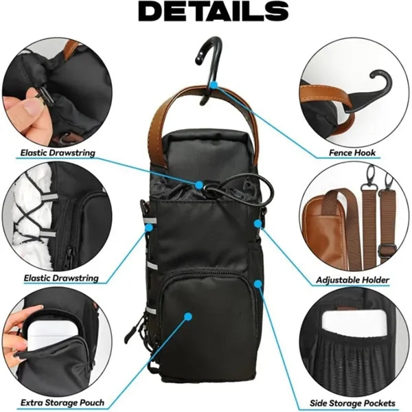 Magnetic Water Bottle Holder Bag
