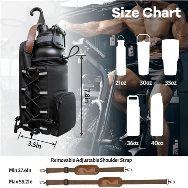 Magnetic Water Bottle Holder Bag