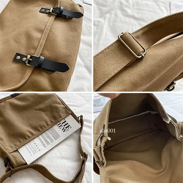 Canvas Crossbody Shoulder Bag