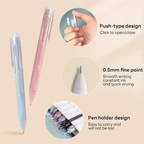 0.5 mm Quick Dry Black Ink Gel Pen