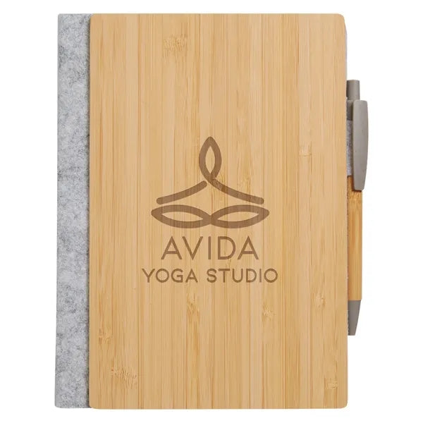 Econscious Grove Refillable Bamboo Notebook & Pen