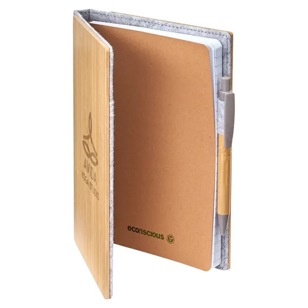 Econscious Grove Refillable Bamboo Notebook & Pen