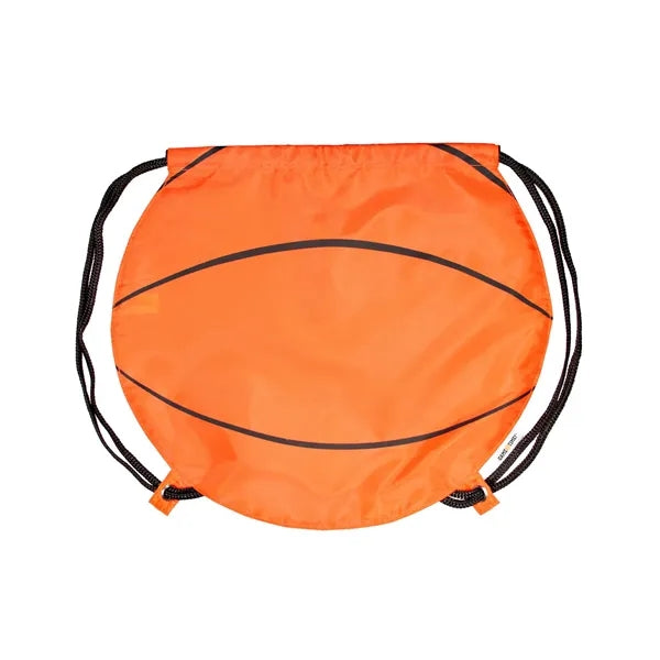Game Time! Basketball Drawstring Bag