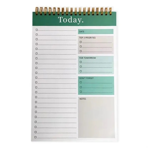 52 Sheets B5 Spiral Weekly Planner Notebook