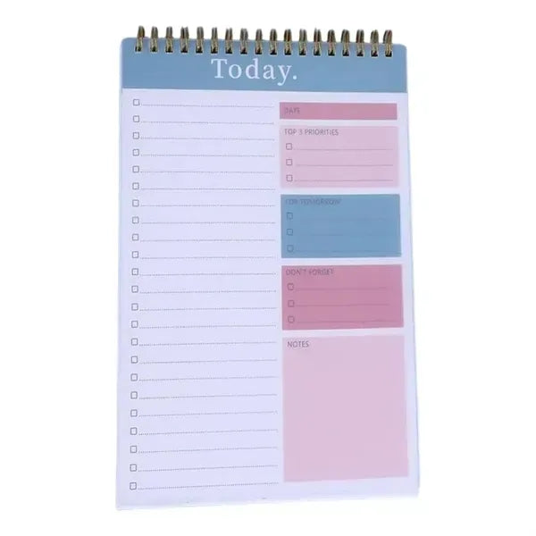 52 Sheets B5 Spiral Weekly Planner Notebook