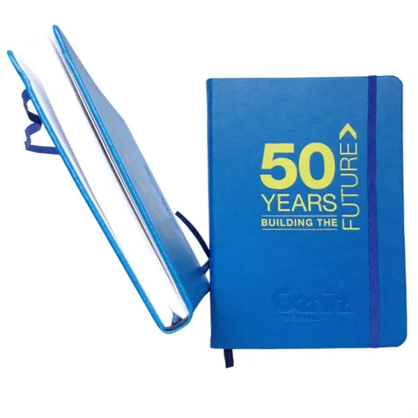 5" x 7" Classic Hardbound Journal With Elastic Loop