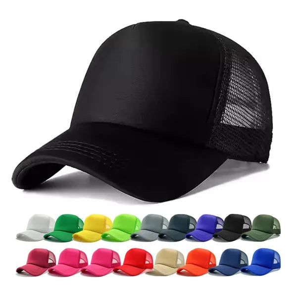 Foam Trucker Mesh Cap with Custom Heat Transfer Logo