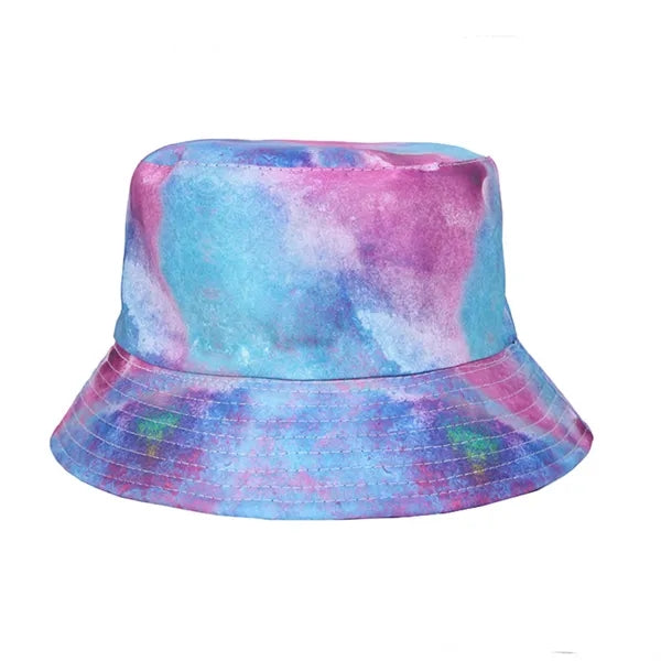 Sublimation Tie Dye Reversible Polyester Bucket Hat