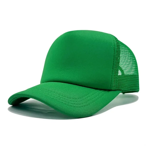 Foam Trucker Mesh Cap with Custom Heat Transfer Logo