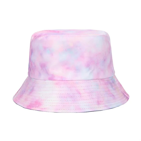 Sublimation Tie Dye Reversible Polyester Bucket Hat