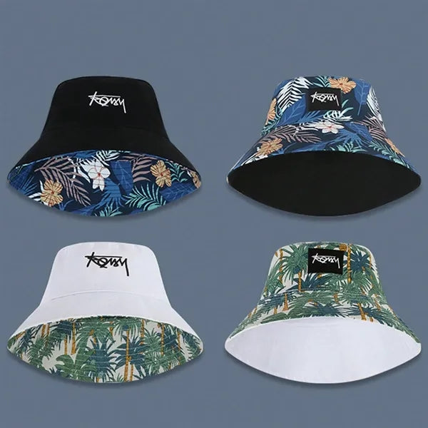 Reversible Full Color Embroidered Bucket Hat
