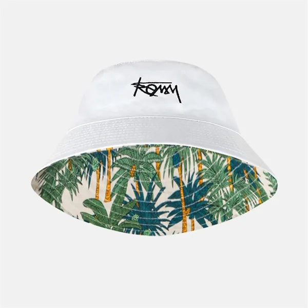 Reversible Full Color Embroidered Bucket Hat
