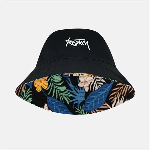 Reversible Full Color Embroidered Bucket Hat