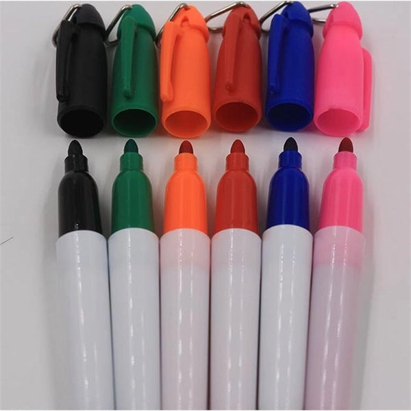 Mini sharpie permanent marker with keychain for children pai