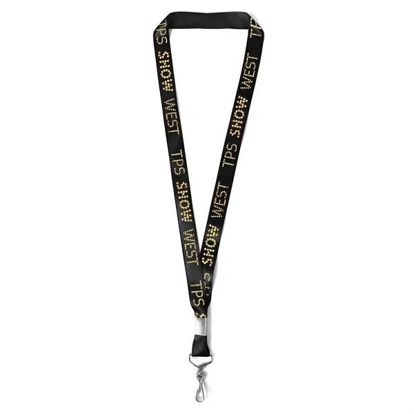 7/8" Bridal Satin Lanyard - Sparkle