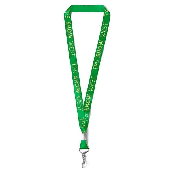 7/8" Bridal Satin Lanyard - Sparkle