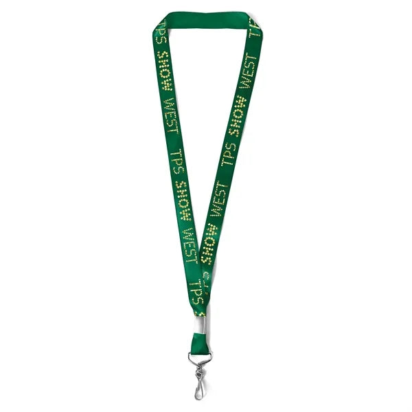 7/8" Bridal Satin Lanyard - Sparkle