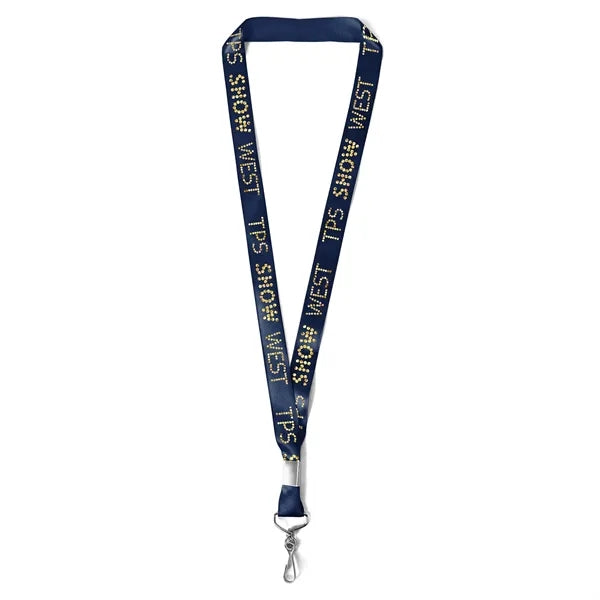 7/8" Bridal Satin Lanyard - Sparkle