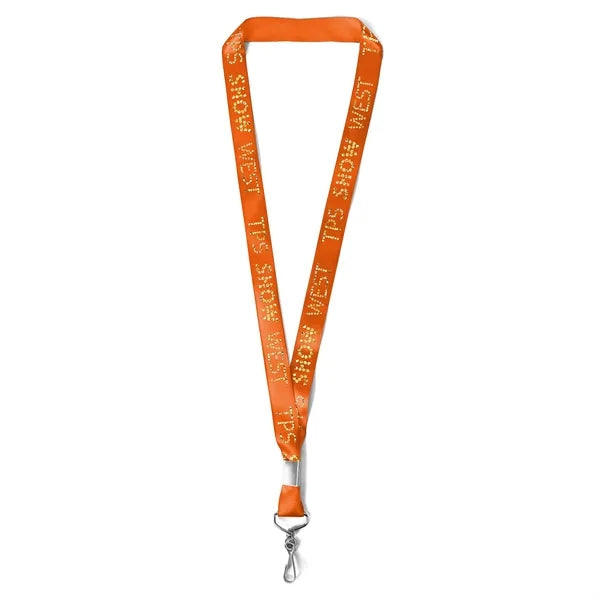7/8" Bridal Satin Lanyard - Sparkle