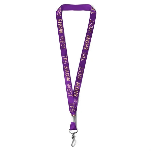 7/8" Bridal Satin Lanyard - Sparkle