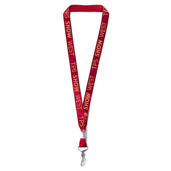 7/8" Bridal Satin Lanyard - Sparkle