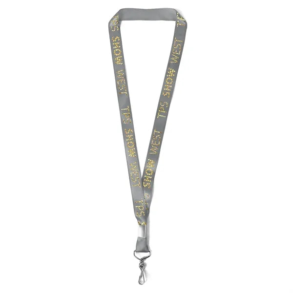 7/8" Bridal Satin Lanyard - Sparkle