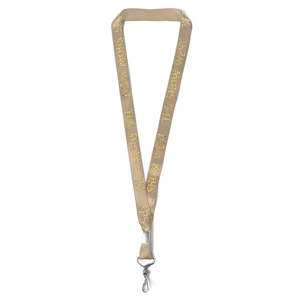 7/8" Bridal Satin Lanyard - Sparkle