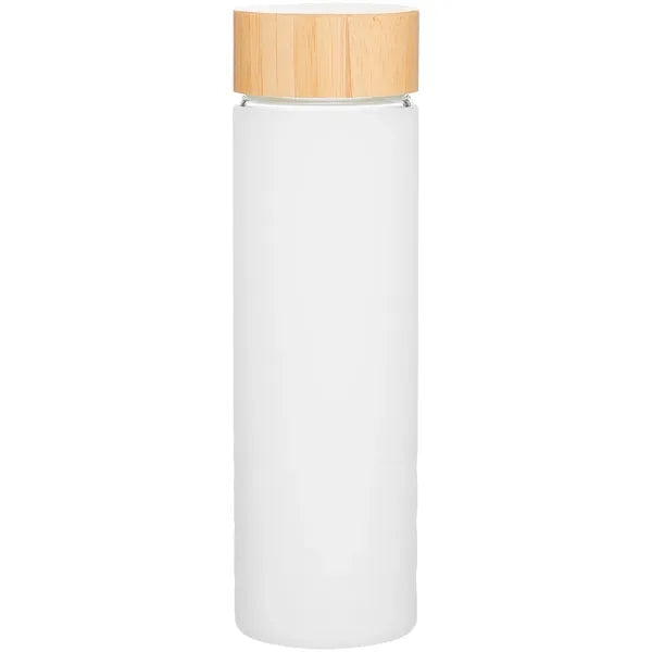 18 oz h2go Dawn Single Wall Glass Bottle w/Silicone Sleeve
