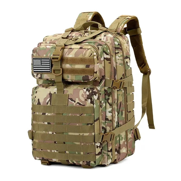 Tactical Military Backpack with Multiple Compartments