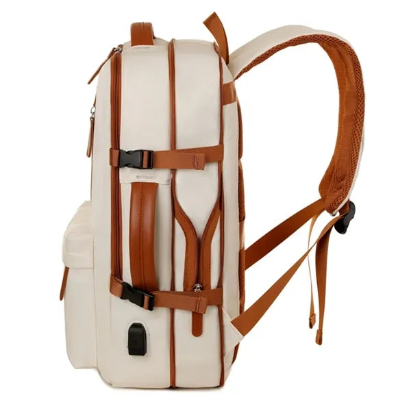 Expandable Laptop Backpack with Multiple Pockets