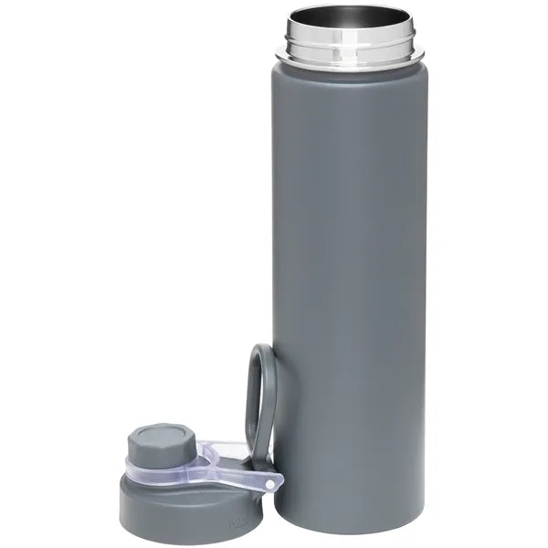 24 oz h2go Conquer Stainless Insulated Water Bottle w/Spout